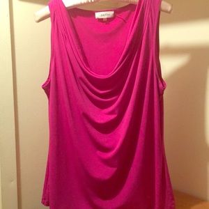 Calvin Klein sleeveless blouse.